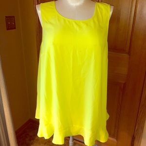 Neon tunic tank